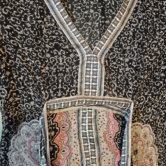 Bohemian Style Mini Dress - Picture 2 of 3